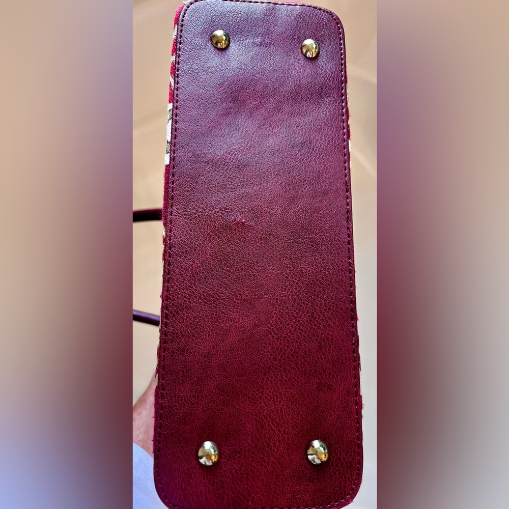 NEW UNIQUE Faux Leather & Material Multicolor shoulder bag purchased Macedonia - Picture 11 of 12